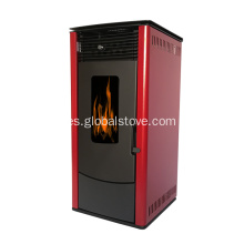 Estufa de pellet con calentador de aire, Estufa de pellet económica